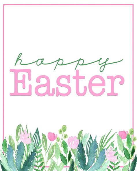 Happy Easter Printables : Free Spring Printables | Happy easter printable, Easter printables ...