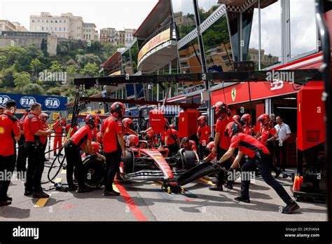 Monte-Carlo, Monaco. 25th May, 2023. Scuderia Ferrari team, F1 Grand ...