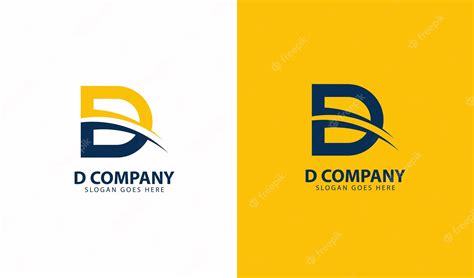 Premium Vector | Letter d company logo template simple design