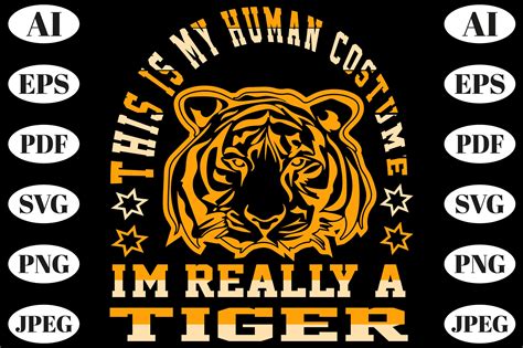 Tiger T-Shirt Design Vector Graphic by creativedesignzone15 · Creative Fabrica