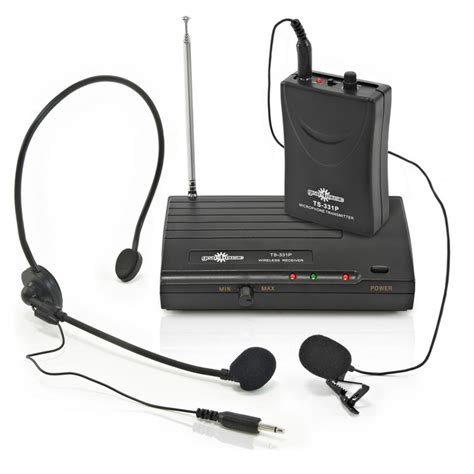 Wireless Mic Headset + Lavalier Mic System by Gear4music - Nearly New ...