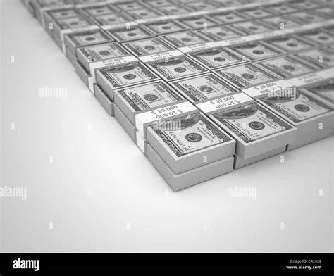 100 dollar bill bundles Black and White Stock Photos & Images - Alamy