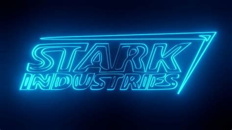 Tony Stark Industries Avengers neon - Wallking Art - Digital Art & AI ...