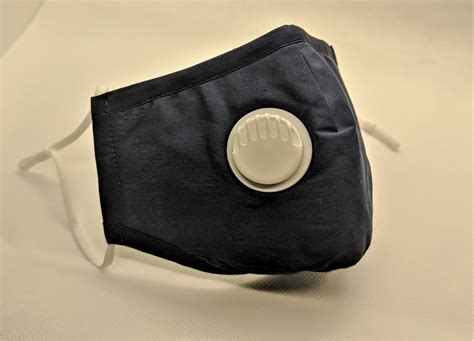 Our masks with breathing valve/vent still offer two layers of protection for others ...