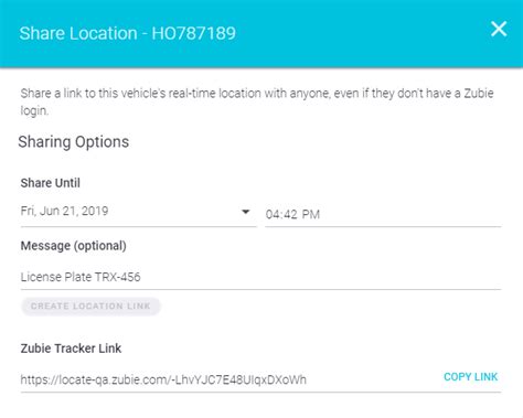 Share a vehicle location with Location Link – Help Center