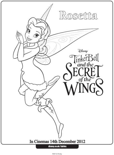 Rosetta colouring page Tinkerbell And Friends, Tinkerbell Fairies ...