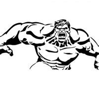 "hulk stencil" 3D Models to Print - yeggi