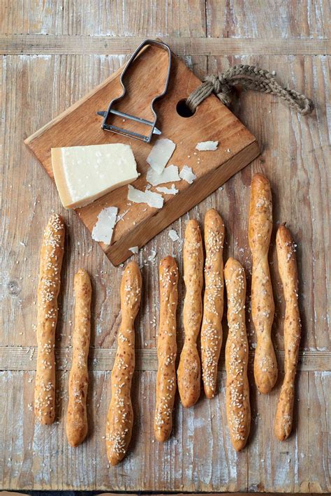 Parmesan grissini recipe from How to Cook Bread by Leiths School of Food and Wine | Cooked ...