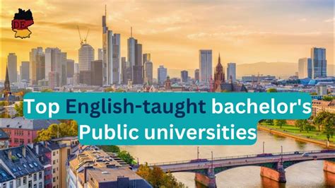 Top German universities/ Study English-taught Bachelors in Germany - YouTube