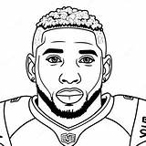 Odell Beckham Jr Coloring Page  Coloring Pagescom sketch template