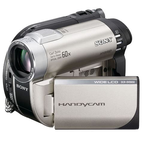 Sony Handycam® 60X Optical Zoom 2.7 in. LCD DVD Camcorder - Silver ...