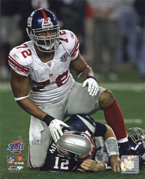 Osi Umenyiora SuperBowl XLII Action - Item # VARPFSAAJH132 - 20 x 24 is inches in size and this ...