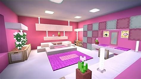 Easy Pink Bedroom in Minecraft - TBM | TheBestMods