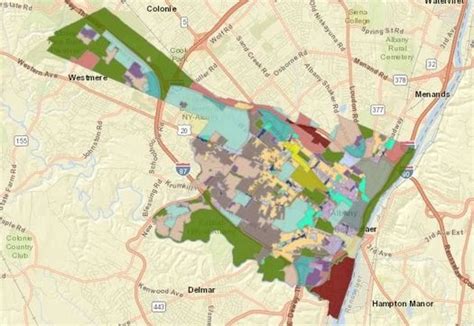 Map Of Albany Ny Neighborhoods