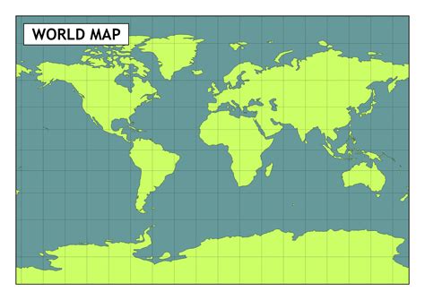 Printable Blank World Map With Latitude And Longitude | Images and Photos finder