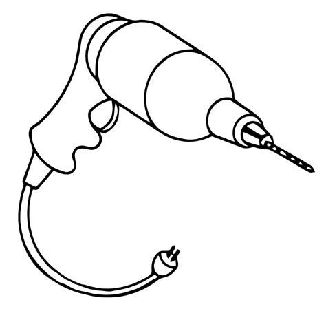 Free Drill Clipart Black And White, Download Free Drill Clipart Black ...