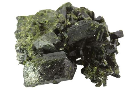 Lustrous 1.5" Epidote Crystal Cluster - Pakistan (#91982) For Sale - FossilEra.com