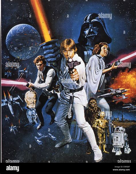 1970 USA affiche de film Star Wars Photo Stock - Alamy