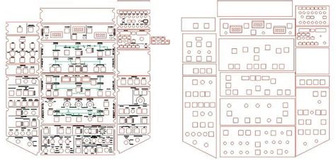 COMPLETE A320 OVERHEAD PANEL 3D model 3D printable | CGTrader