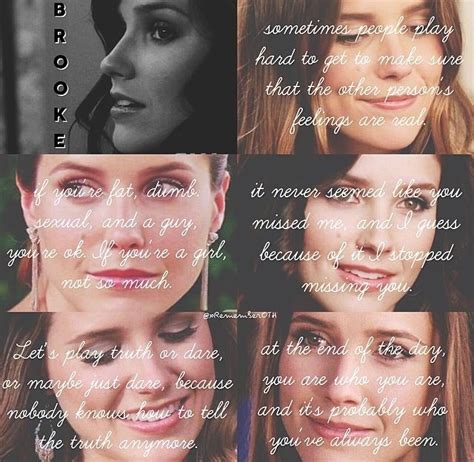 Brooke Davis quotes | One tree hill quotes, One tree hill, One tree