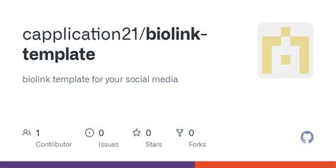 GitHub - capplication21/biolink-template: biolink template for your social media