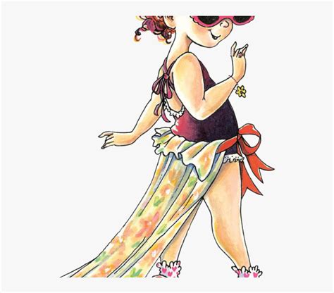 Fancy Nancy Alone - Fancy Nancy Book Character, HD Png Download - kindpng