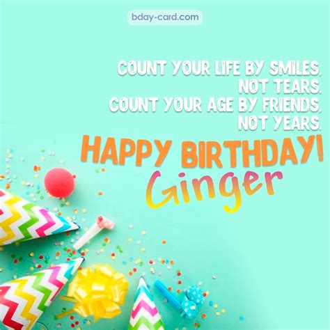 Birthday images for Ginger 💐 — Free happy bday pictures and photos ...