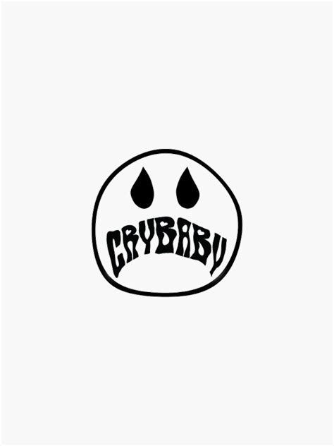 "cry baby " Sticker for Sale by deepwinchester | Redbubble