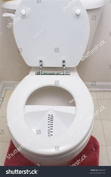 A Medical Urine Hat In A Toilet. Stock Photo 8099524 : Shutterstock