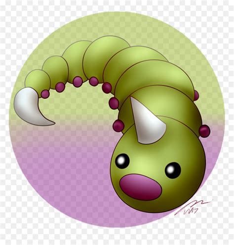 Pokemon Weedle Shiny Pokemon Shiny Weedle Living Pokedex - Caterpillar, HD Png Download - vhv