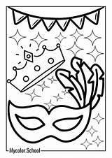 8 Mardi Gras Coloring Pages  Free Printables sketch template