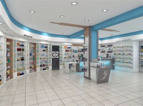 Modern Pharmacy Interior Design : The Functional Display Solution For Medicine Store