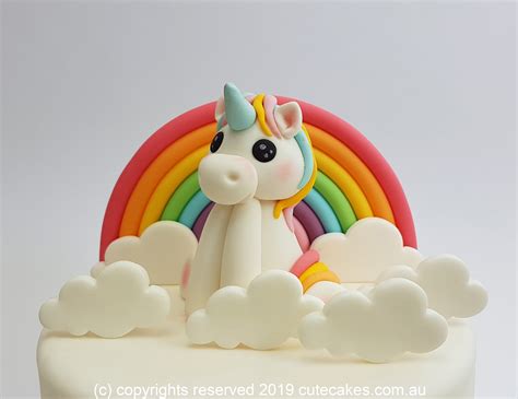 Rainbow Cake Topper Unicorn Cake Topper Unicorn Party Rainbow | Etsy ...