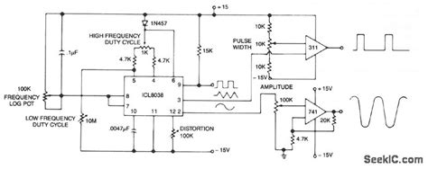 PRECISION_AUDIO_WAVEFORM_GENERATOR - Signal_Processing - Circuit Diagram - SeekIC.com