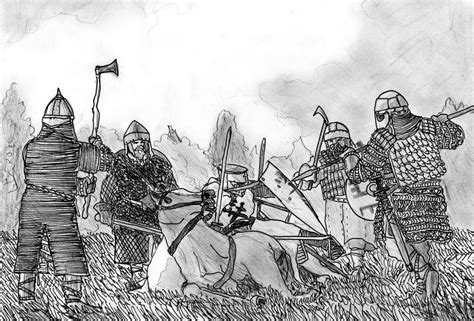 Battle of Saule 1236 Death of Meister Volkwin by FritzVicari on DeviantArt