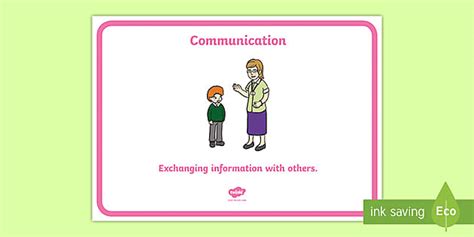 Communication Poster | Ready-to-print Posters (teacher made)