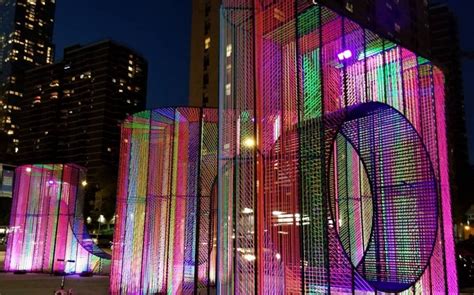 Stroll Through A Kaleidoscope Of Neon Lights At This Art Installation In Downtown Manhattan