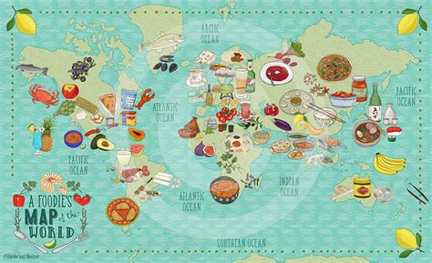 Culture: Food – Foodie Map of the World