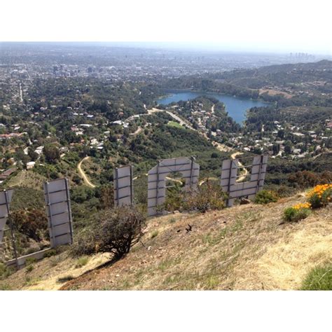 This is a Hollywood sign view for those who really know it. I took many runs up here through the ...