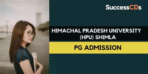 HPU Shimla PG Admission 2021 Dates, Courses, Application Form