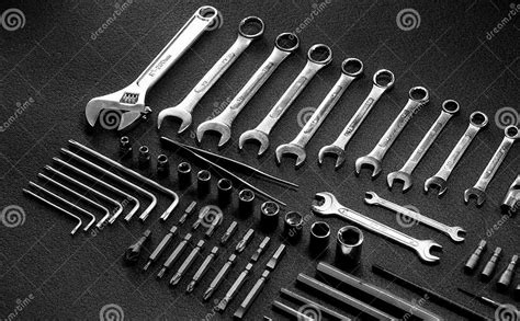 Variety Types of Wrenches and Spanners at Hardware Shop Stock Image - Image of wrenches, spanner ...