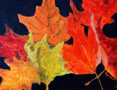 Original Acrylic painting Autumn Fall Maple by garimadesigns | Painting, Acrylic painting, Maple ...