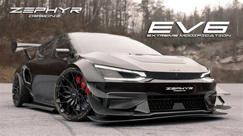 KIA EV6 R EXTREME BODYKIT MODIFICATION Concept by Zephyr Designz | Kia ...