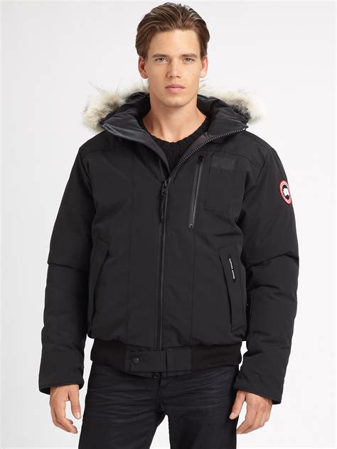 Canada Goose Borden Bomber Jacket in Black for Men - Lyst