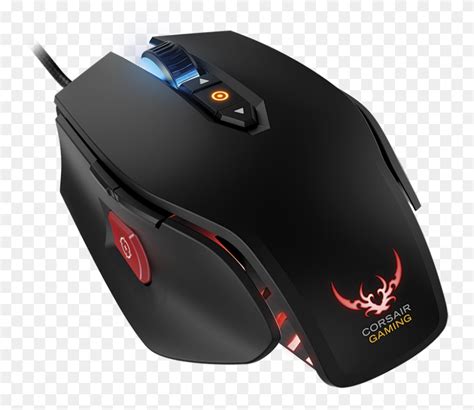 Corsair Gaming Rgb Laser Gaming Mouse Black - Gaming Mouse PNG - FlyClipart