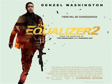 New UK poster for The Equalizer 2 starring Denzel Washington