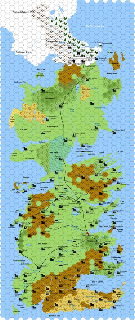 Westeros Detailed Map at Shannon Holliman blog