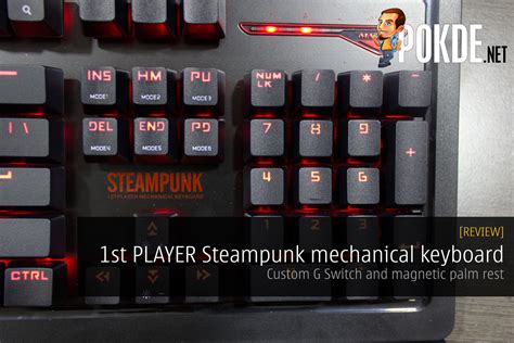 1st PLAYER Steampunk mechanical keyboard review – Pokde