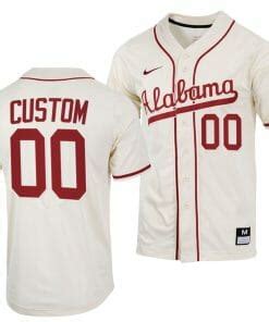 [[Hot] New Custom Alabama Crimson Tide Baseball Jersey