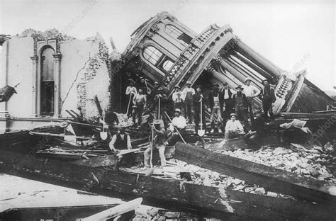 1906 San Francisco earthquake damage - Stock Image - E370/0081 ...